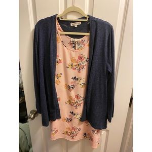 Sheath dress with Matching Cardigan